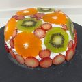 たんたたんたん☆'s cooksnap of when they made 市販スポンジで簡単！ズコットケーキ.