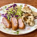 お料理ニャロメ's cooksnap of when they made 節約！豚こま肉で柔らか一口とんかつ.