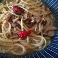 やっちーさん's cooksnap of when they made 美味ペペロンチーノ簡単和風☆バター醤油味.