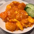 ぱぱぷぅ's cooksnap of when they made ふんわりうまっ♡エビチリ玉子.