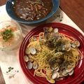 こつゆ514's cooksnap of when they made ☆あさりのにんにくバター醤油パスタ☆.