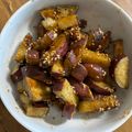 しゅうう's cooksnap of when they made 揚げないdeカリカリ簡単ホクウマ大学いも.