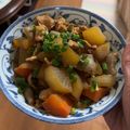 ひろろぼん's cooksnap of when they made 豚バラ大根、蒟蒻の煮物.