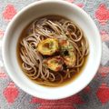 花時計咲いた's cooksnap of when they made 青のりちくわ天の年越しそば.