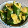 yu🐓's cooksnap of when they made あっさり味のたたきキュウリ漬け.