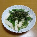 55才のおじさん's cooksnap of when they made オクラと長芋の酢の物.