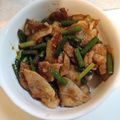 ミロ9607's cooksnap of when they made 豚バラとにんにくの芽の炒め物.