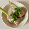 ゆっきい９'s cooksnap of when they made 谷中生姜（葉生姜）の豚味噌巻き.