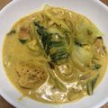 武士道56's cooksnap of when they made 銀鮭と青梗菜のカレーミルク煮.