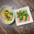 s06007's cooksnap of when they made 魚肉ソーセージとほうれん草と卵の炒め物.