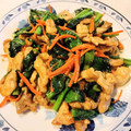 うさぎのおかし's cooksnap of when they made 豚こま肉と小松菜のオイスター炒め.