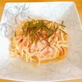 プー♡'s cooksnap of when they made 冷製✤和風たらこクリームパスタ.