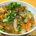ちーまぐ's cooksnap of when they made 白菜とひき肉の春雨炒め.