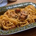 haru_cat's cooksnap of when they made フライパンひとつで☆キムチクリームパスタ.