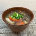 horseland's cooksnap of when they made 美容♡パプリカときのこのお味噌汁♡.