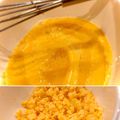 悠LOVE航's cooksnap of when they made 簡単！炒り卵！電子レンジで！お弁当にも.