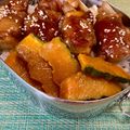 ビートルズ食堂's cooksnap of when they made 簡単！かぼちゃのバター醤油。レンジで。.