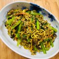 naohyw's cooksnap of when they made ☺小松菜と鯖水煮缶の簡単カレー焼きそば☺.