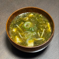 Nilmini's cooksnap of when they made 磯の香りを味わう♪生青のりのみそ汁.