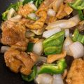 クックふーー's cooksnap of when they made 鶏モモ肉とピーマンの甘辛酢炒め.