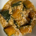 もも's cooksnap of when they made 鶏ひき肉とかぼちゃの煮物.