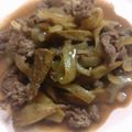 tsmitaka's cooksnap of when they made 牛肉・ごぼう・玉葱のしぐれ煮.