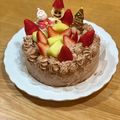 クック4ISD0M☆'s cooksnap of when they made 15㎝型❤チョコデコレーションケーキ♪.