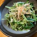 みなと食堂's cooksnap of when they made ピリッとおいしい☆水菜のおひたし.