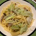 アオミドチ's cooksnap of when they made アンチョビとキャベツの塩パスタ.
