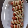 まーちゃん310's cooksnap of when they made 超簡単ハロウィンご飯！ウインナーミイラ.