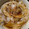 愛とココ's cooksnap of when they made みんな大好き【ご飯のお供】新玉ねぎの漬け.