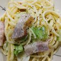 patepateco's cooksnap of when they made まるでデリの味！絶品なめらかサラスパ.
