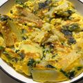 ロミみ's cooksnap of when they made 簡単☆ほうれん草チーズオープンオムレツ.