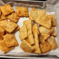 Her Majesty 's cooksnap of when they made ゴマせんべい.