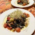 lillil's cooksnap of when they made こんがりチーズのイカ墨リゾット.