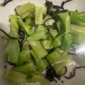きなりん＊'s cooksnap of when they made レンジ1分＊ブロッコリー茎の塩昆布ナムル.