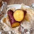 悠LOVE航's cooksnap of when they made 感動の焼きいも( ´ ｕ ` ).
