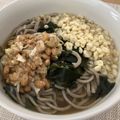 okapi☆☆'s cooksnap of when they made オクラ納豆の簡単美味しいお蕎麦.