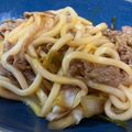 きゃんヴぇる's cooksnap of when they made すき焼き風うどん.
