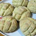 4pigletsママ's cooksnap of when they made 袋１つ！カキ氷シロップで簡単メロンパン❤.