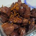 さみー猫's cooksnap of when they made 【鶏もつ煮】甘辛レバー煮嫌いかい？処理付.