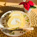 ボブナナ's cooksnap of when they made ふっっくら、しゅわっ◎絹シフォンロール.