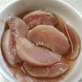 MUJIRUSI☆'s cooksnap of when they made 硬い桃で作る桃缶風.