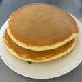 Dyayoi's cooksnap of when they made 分厚いホットケーキ！マヨネーズでふわふわ.