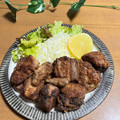 chi−ちゃん's cooksnap of when they made 鮪・鯖・鰹・鮭！アラde激ウマ♡竜田揚げ.