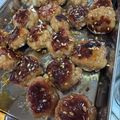 ムーソフィア's cooksnap of when they made お弁当に！豚ひき肉の簡単甘酢肉だんご！.