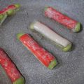 きつねほし★'s cooksnap of when they made お弁当に。カニカマと枝豆の揚げ春巻き♪.