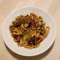 アクセル☆'s cooksnap of when they made こてっちゃん焼うどん.