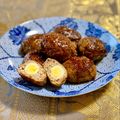 コムギ大好き's cooksnap of when they made うずらで◎スコッチエッグ風ハンバーグ.