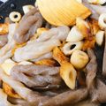 Pipipi311619's cooksnap of when they made ちくわとこんにゃくの照り焼き【脂質1g】.